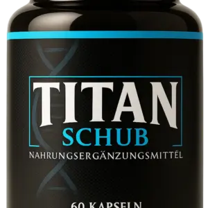 Titan Schub – Nahrungsergänzungsmittel 60 Kapseln für männliche Vitalität mit Zink, L-Citrullin und Maca
